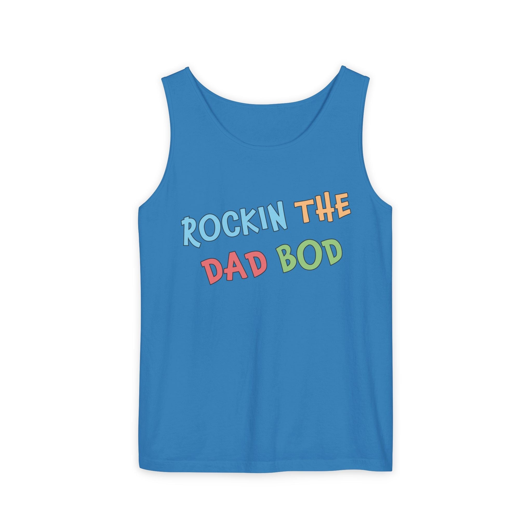 Dad Tank Top - Rockin The Dad Bod | Tank Top by atgodanddesigns