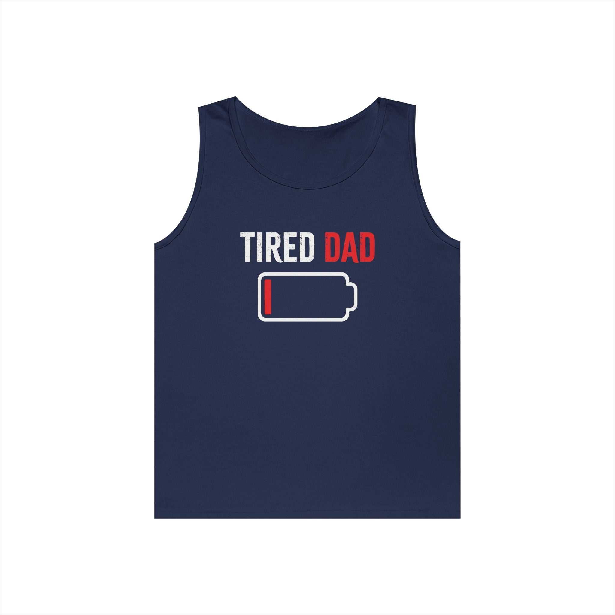 Dad Tank Top - Tired Dad | Tank Top by atgodanddesigns