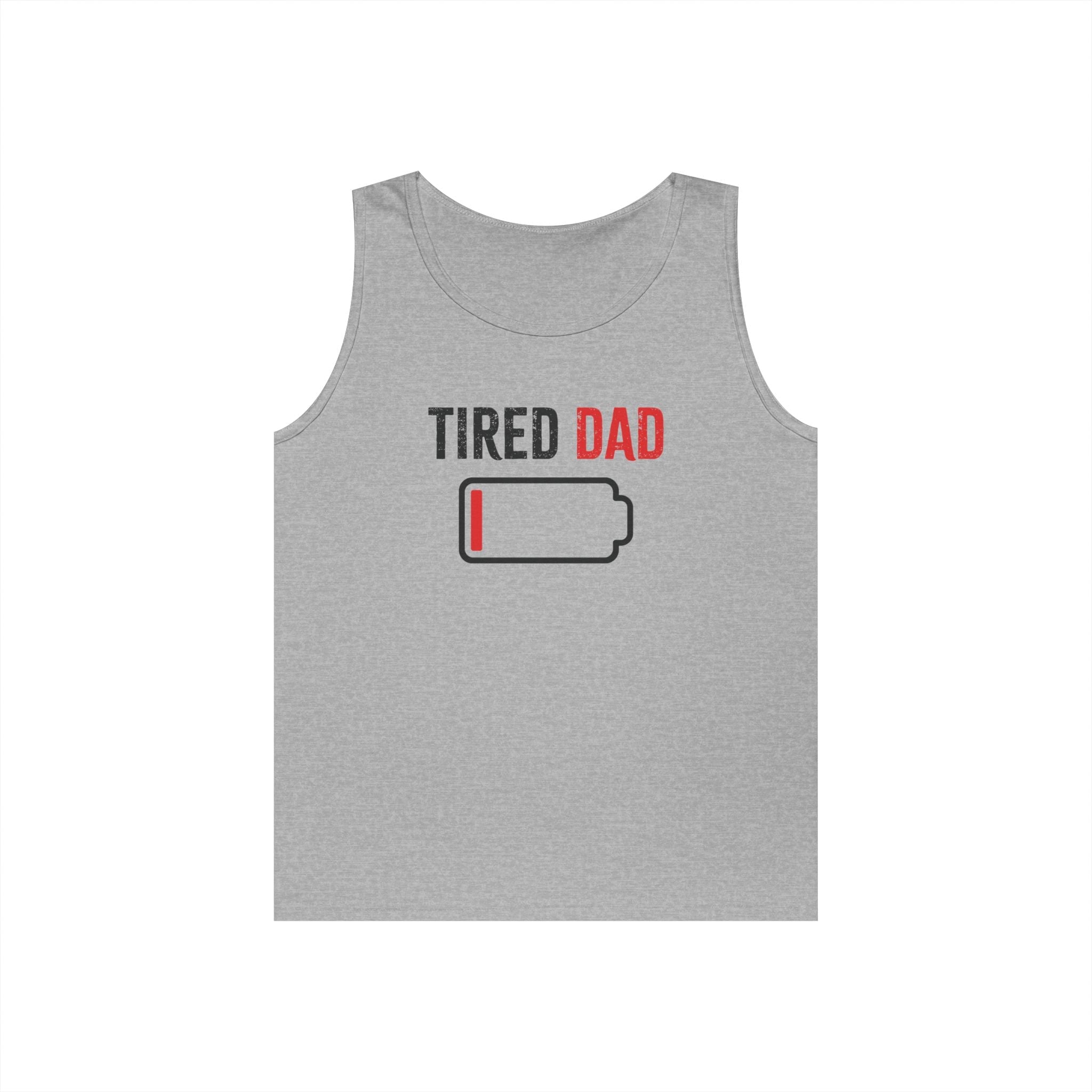 Dad Tank Top - Tired Dad | Tank Top by atgodanddesigns