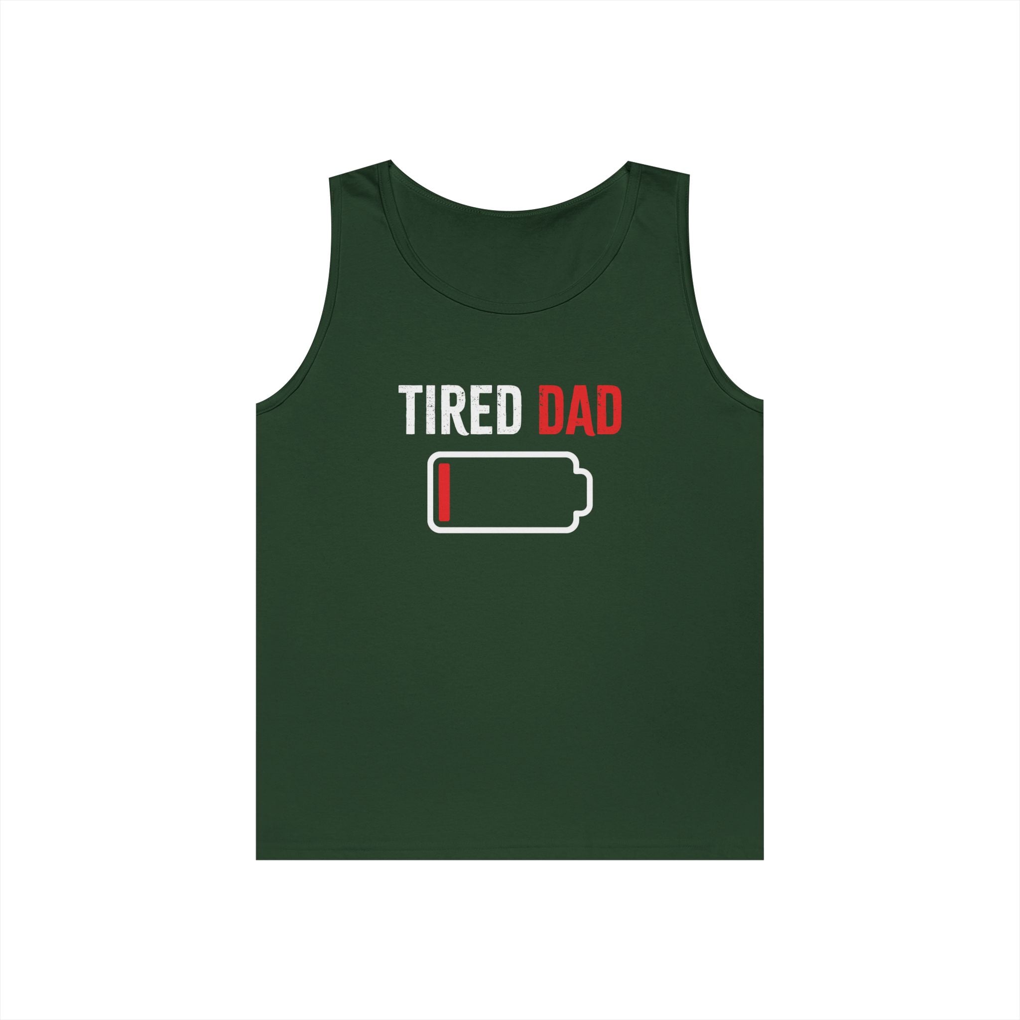 Dad Tank Top - Tired Dad | Tank Top by atgodanddesigns