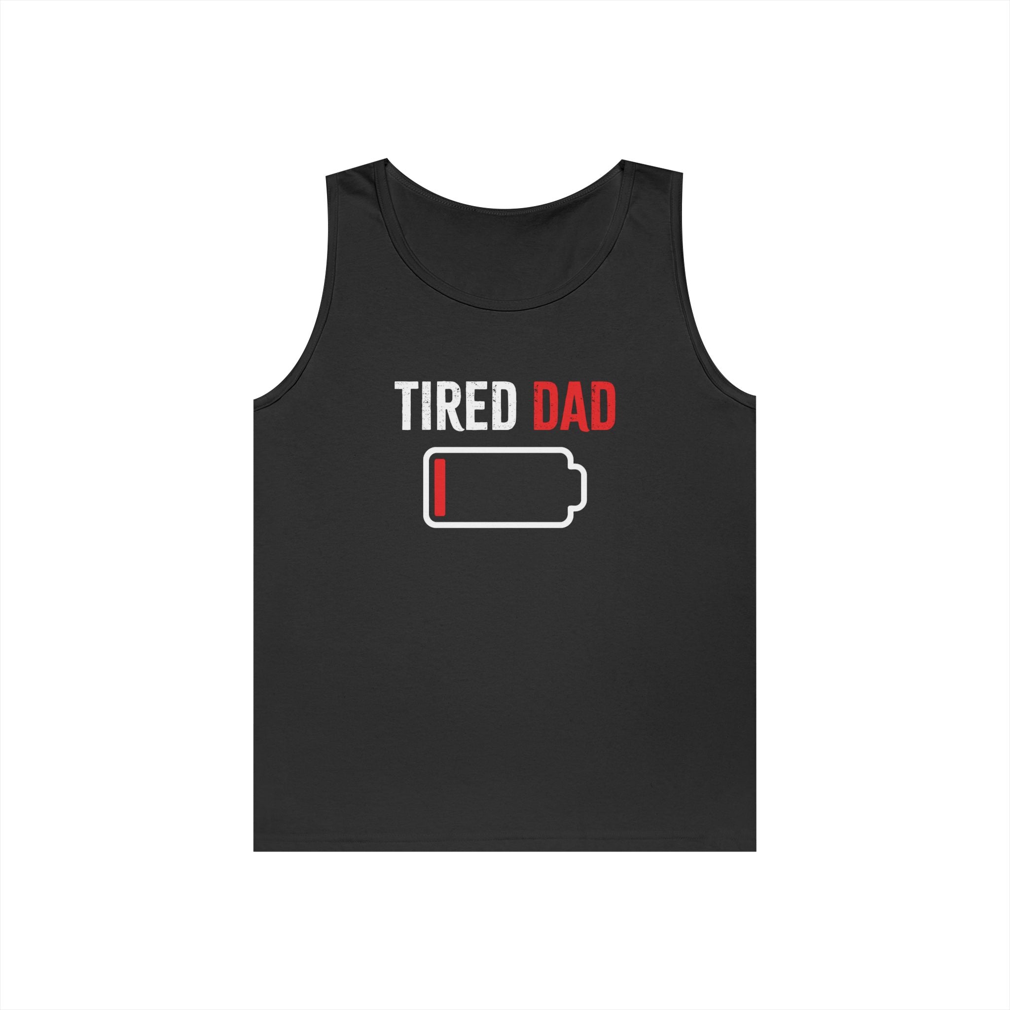 Dad Tank Top - Tired Dad | Tank Top by atgodanddesigns