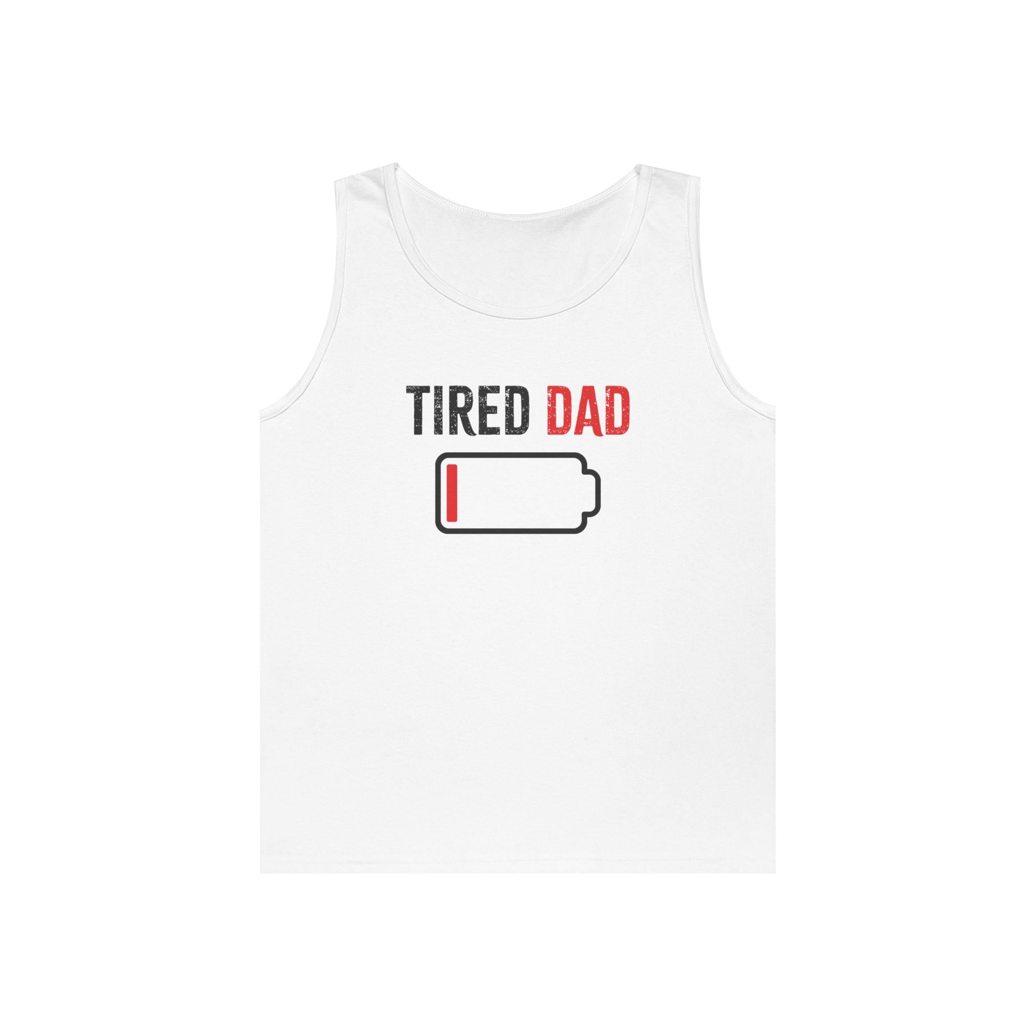 Dad Tank Top - Tired Dad | Tank Top by atgodanddesigns