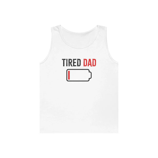 Dad Tank Top - Tired Dad | Tank Top by atgodanddesigns