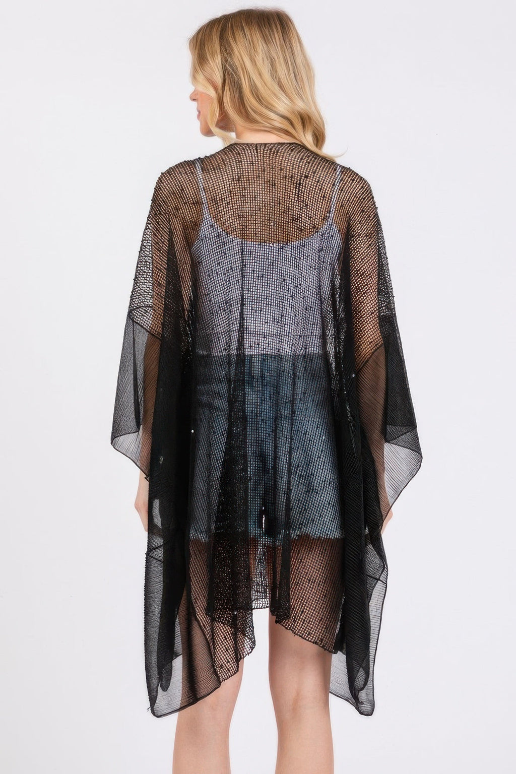 Embellished Sequin Mesh Cover Up | by atgodanddesigns