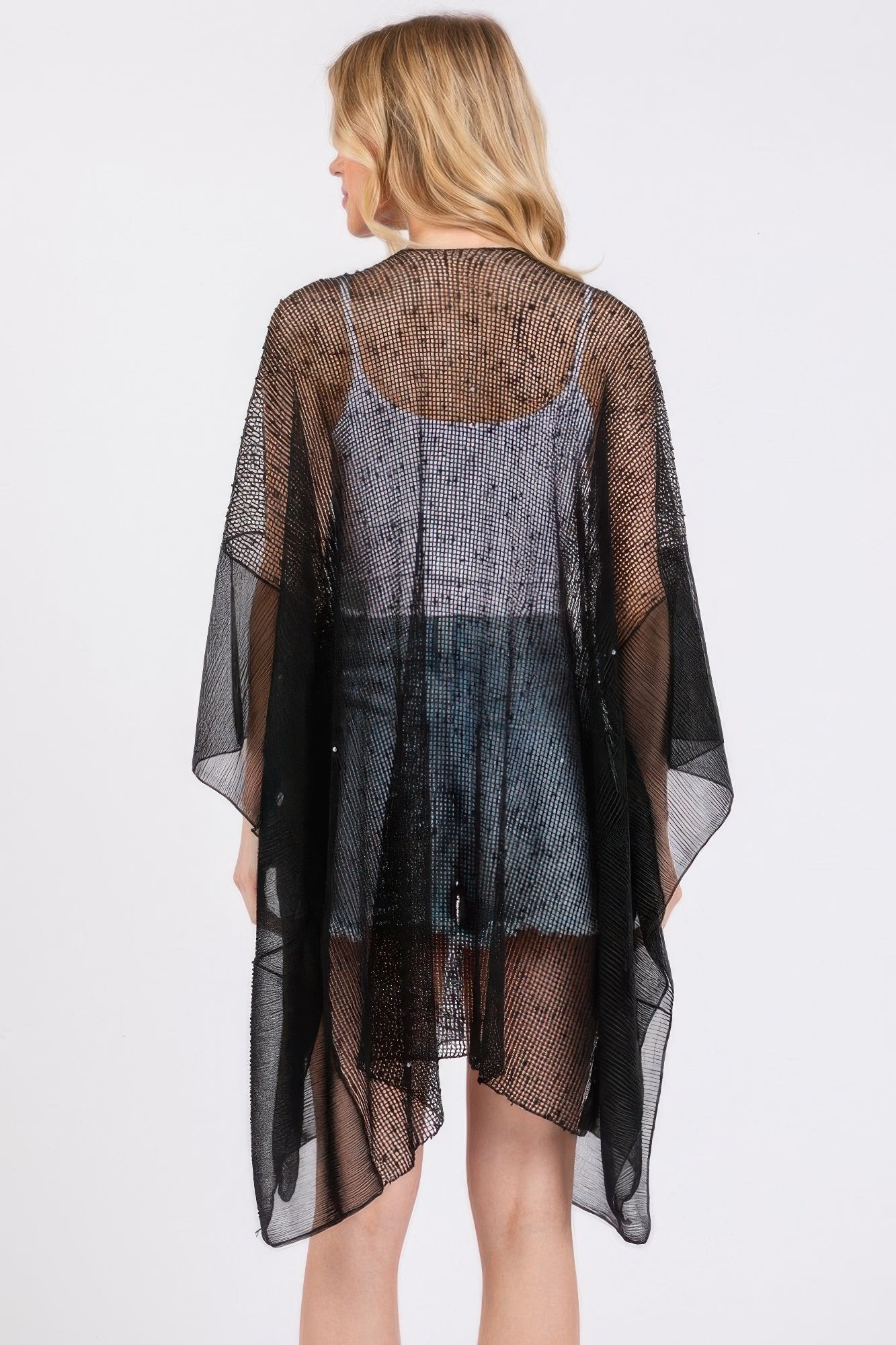 Embellished Sequin Mesh Cover Up | by atgodanddesigns