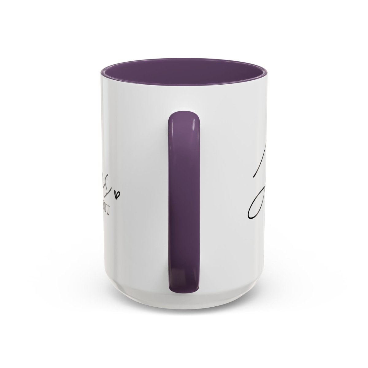 Faith Based Accent Coffee Mug (11oz, 15oz) - Jesus Loves you | Mug by atgodanddesigns