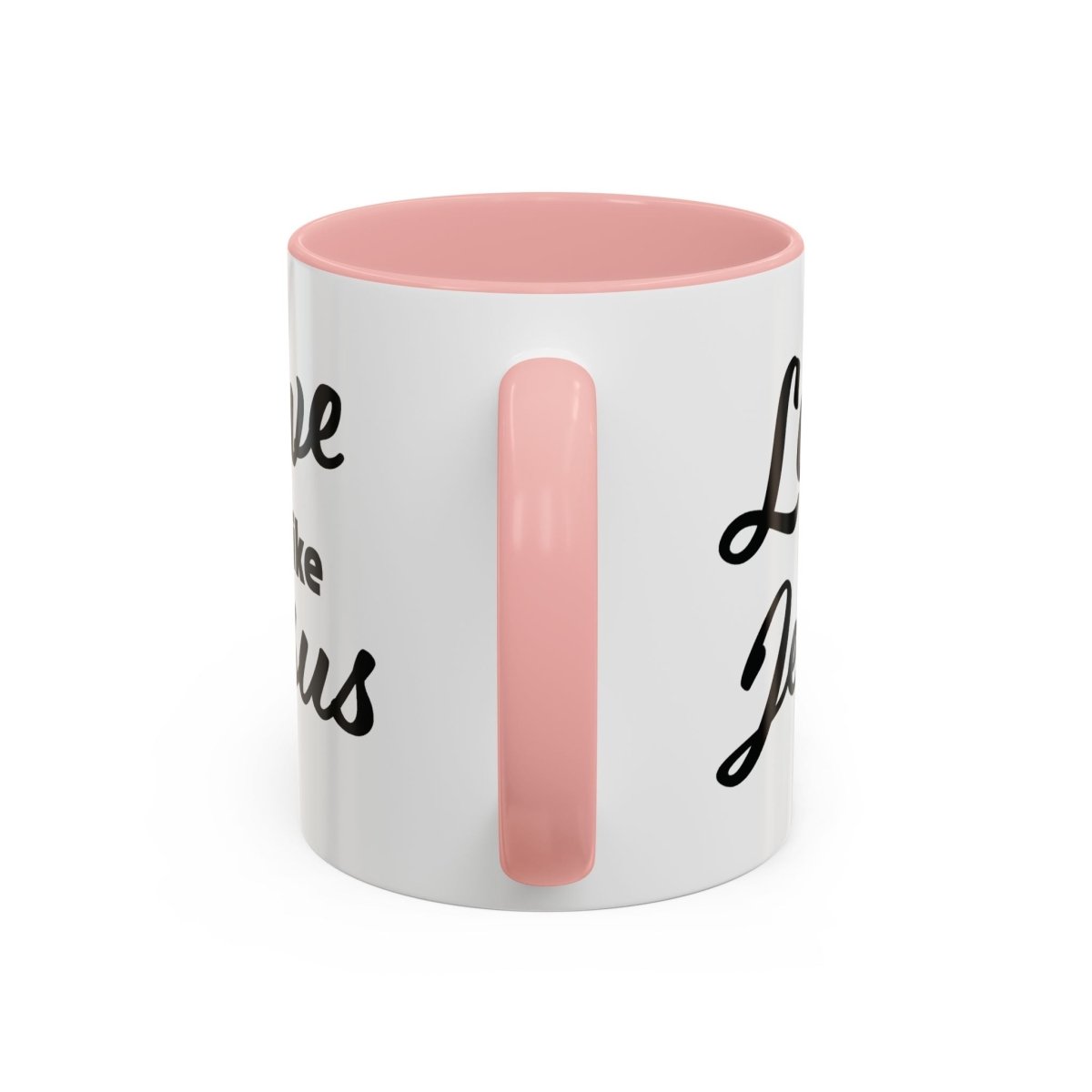 Faith Based Accent Coffee Mug (11oz, 15oz) - Love Like Jesus | Mug by atgodanddesigns