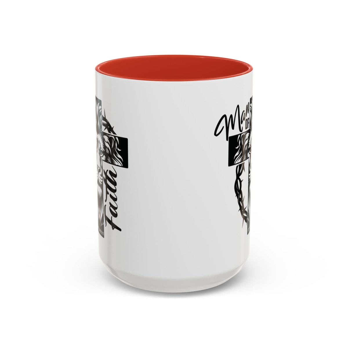 Faith Based Accent Coffee Mug (11oz & 15oz) - Man of Faith | Mug by atgodanddesigns