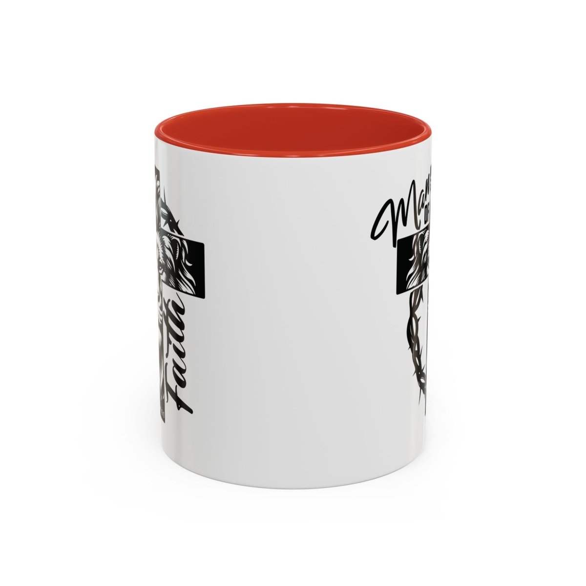 Faith Based Accent Coffee Mug (11oz & 15oz) - Man of Faith | Mug by atgodanddesigns