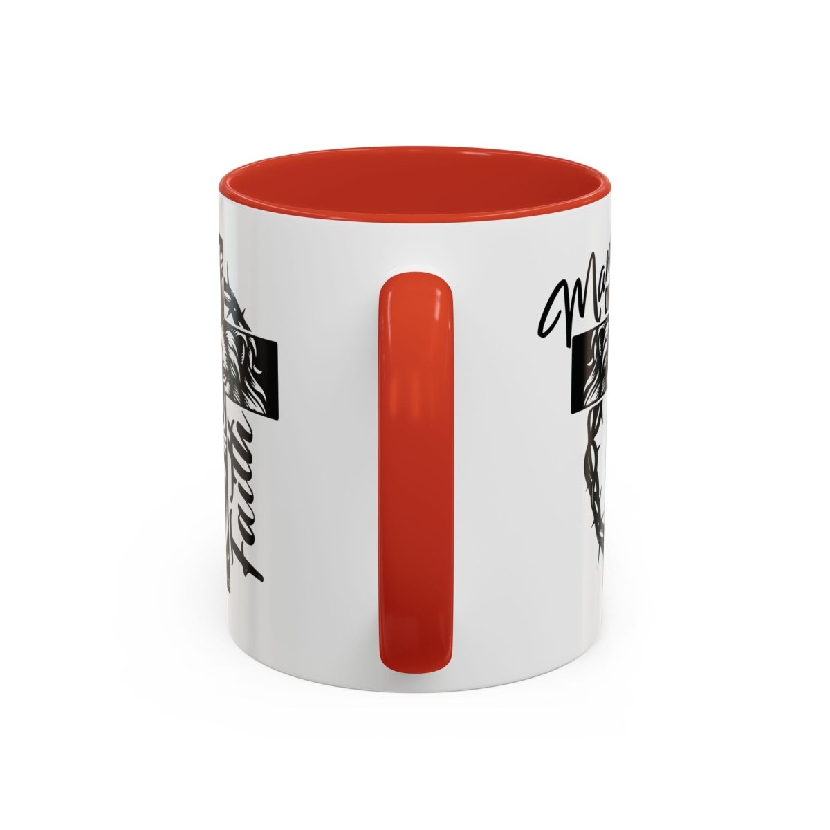 Faith Based Accent Coffee Mug (11oz & 15oz) - Man of Faith | Mug by atgodanddesigns