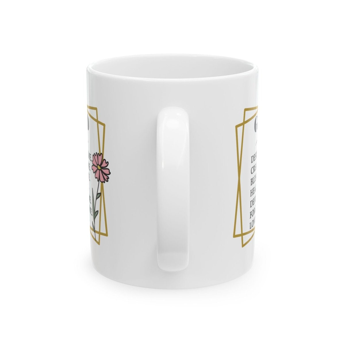 Faith Based Ceramic Mug (11 oz, 15 oz) - God | Mug by atgodanddesigns