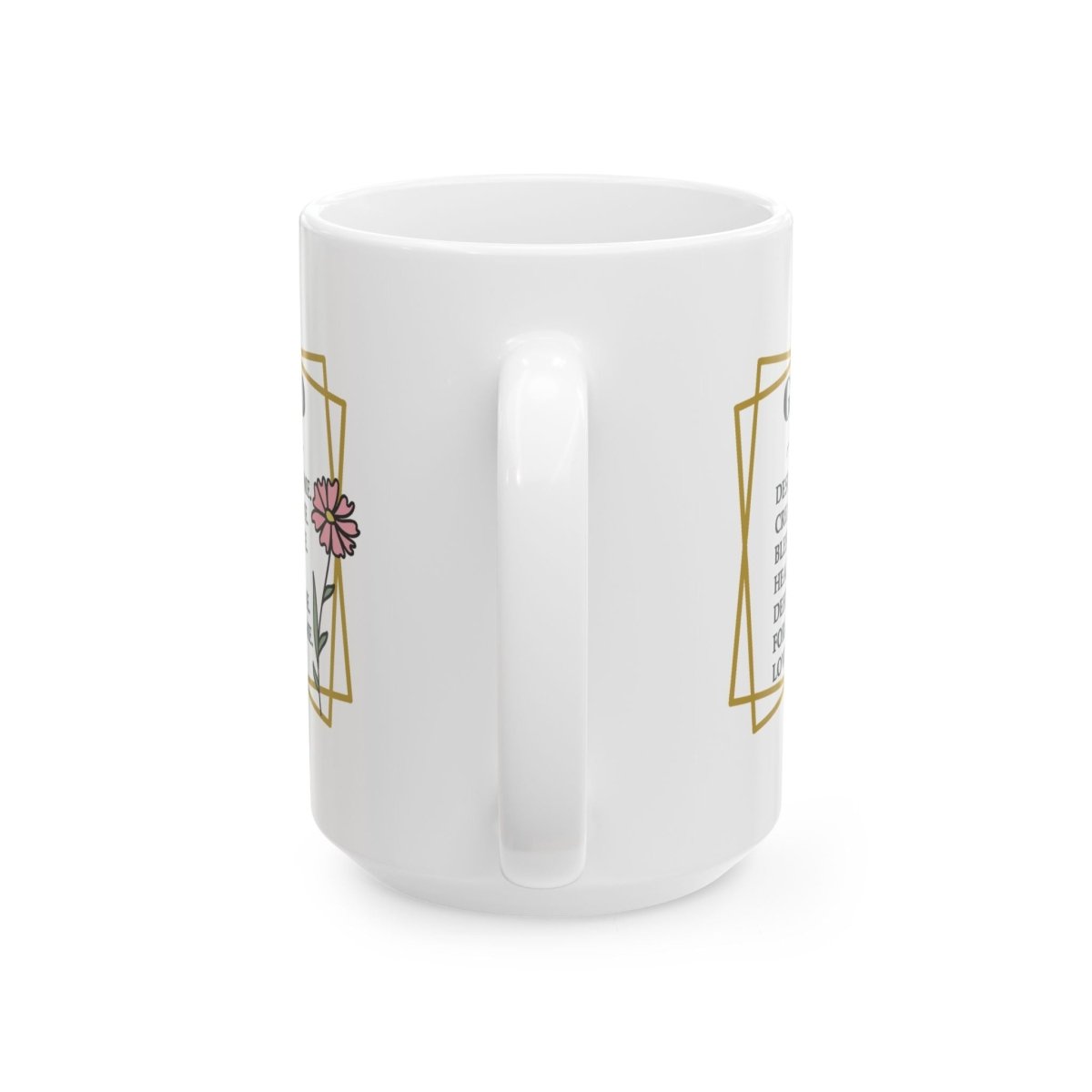 Faith Based Ceramic Mug (11 oz, 15 oz) - God | Mug by atgodanddesigns