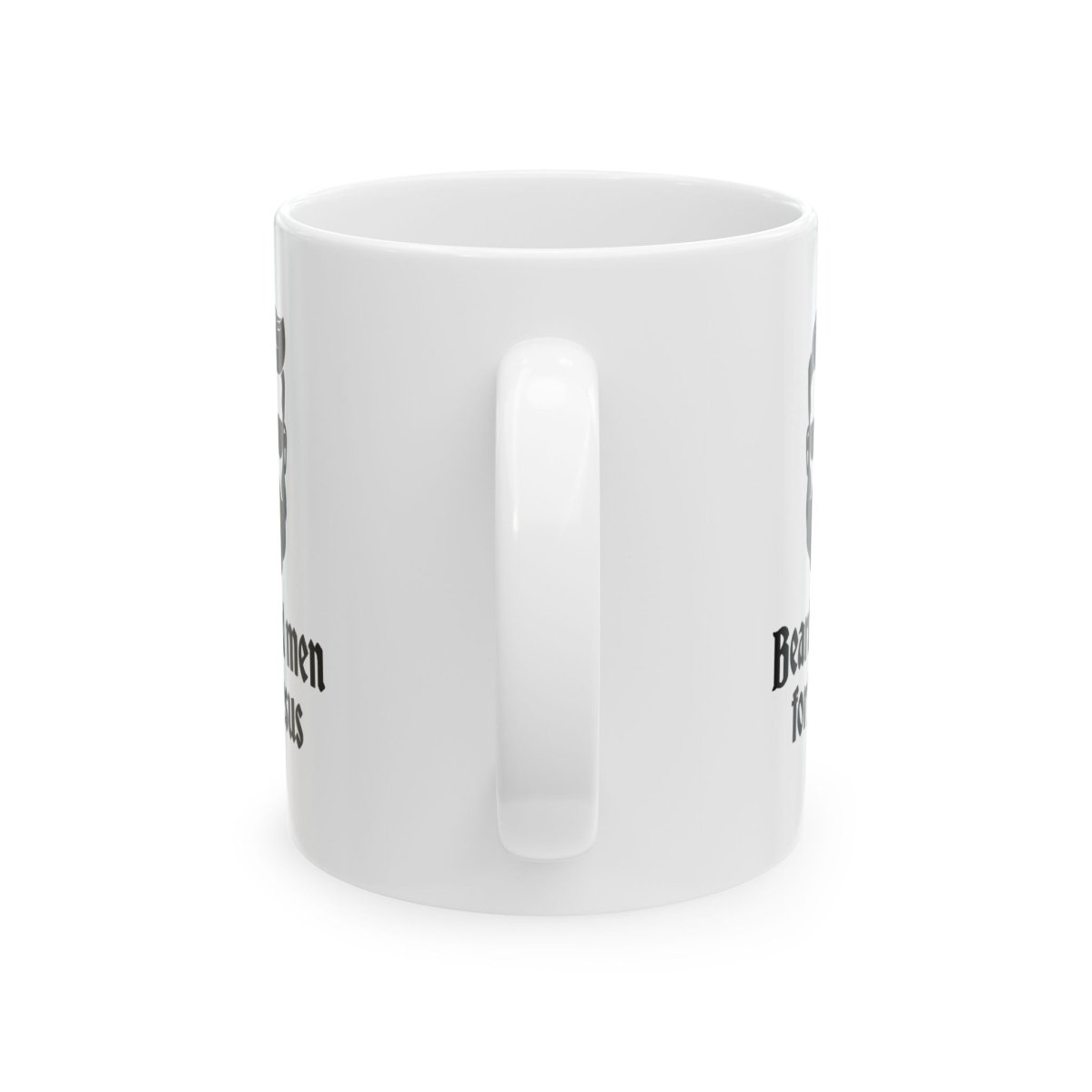 Faith Based Ceramic Mug (11oz, 15oz) - Bearded Men for Jesus | Mug by atgodanddesigns