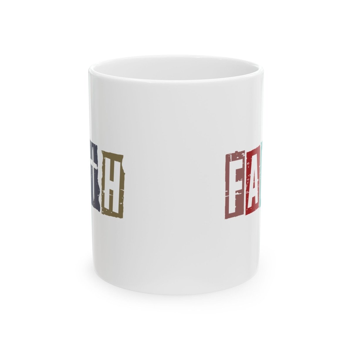 Faith Based Ceramic Mug (11oz, 15oz) - Faith | Mug by atgodanddesigns