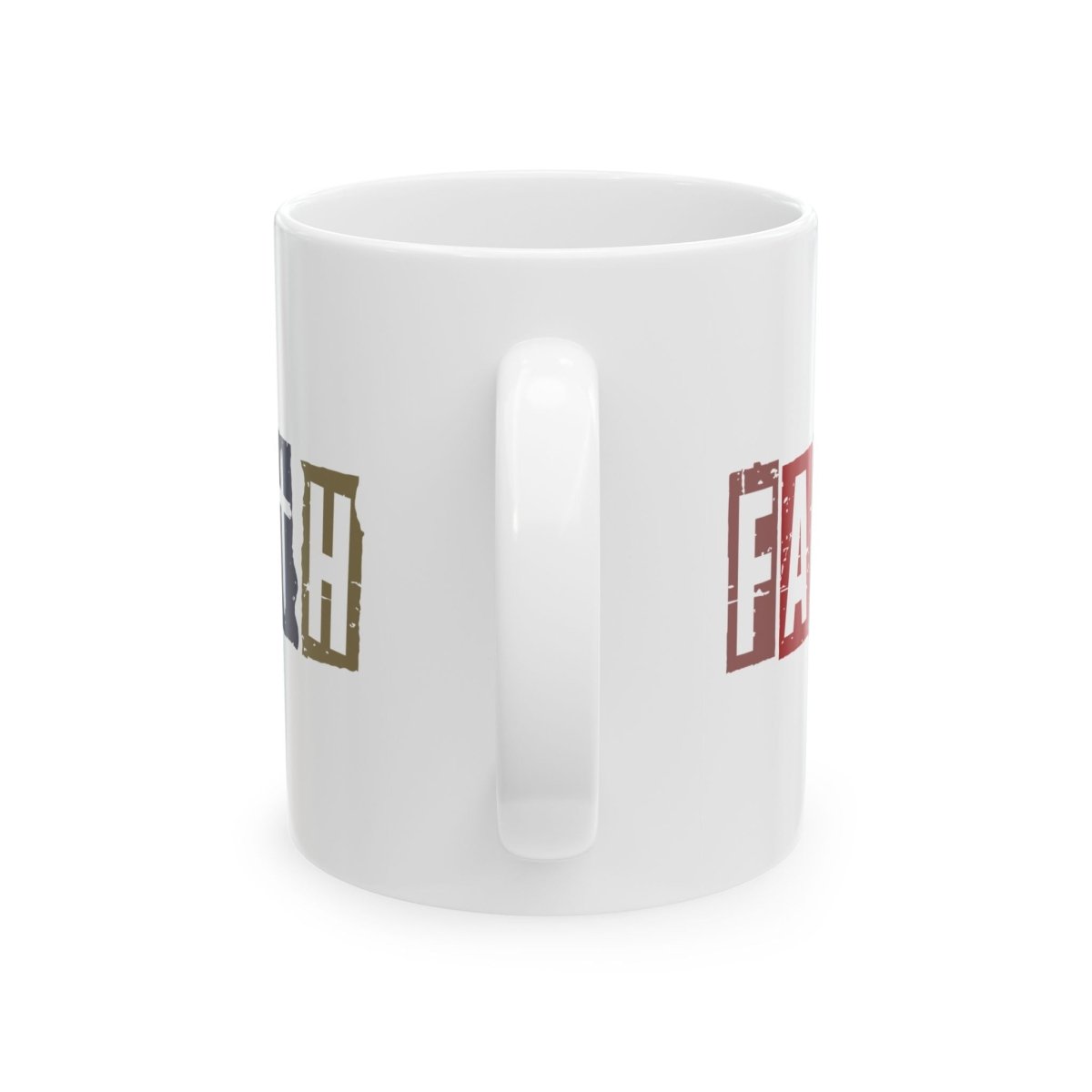 Faith Based Ceramic Mug (11oz, 15oz) - Faith | Mug by atgodanddesigns