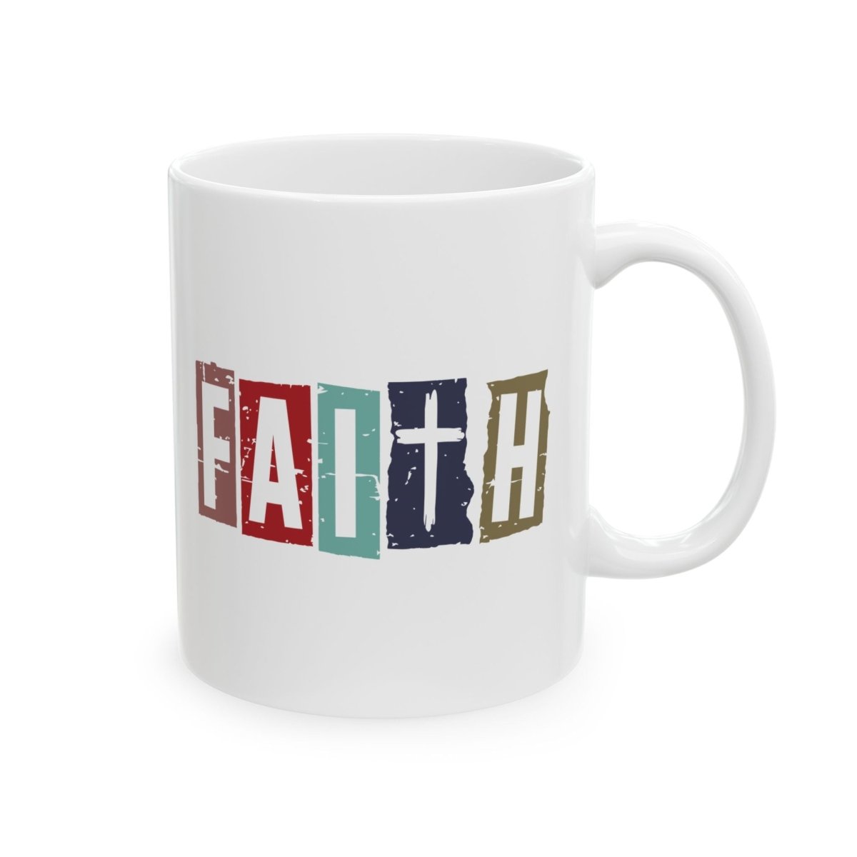Faith Based Ceramic Mug (11oz, 15oz) - Faith | Mug by atgodanddesigns