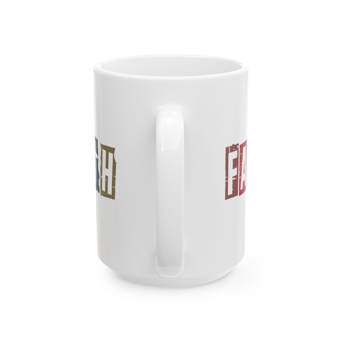 Faith Based Ceramic Mug (11oz, 15oz) - Faith | Mug by atgodanddesigns