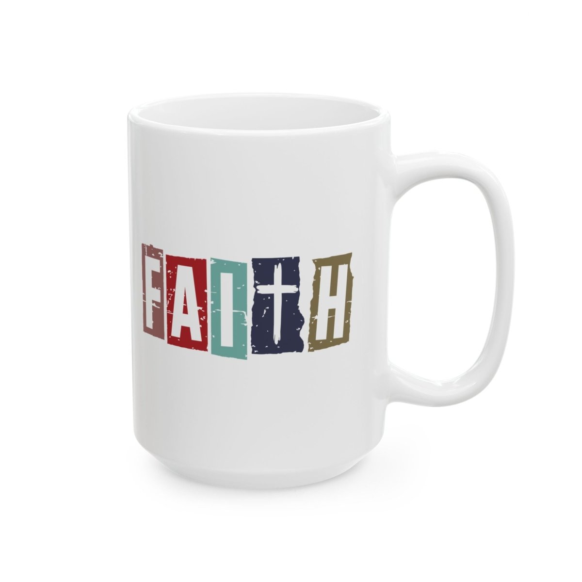 Faith Based Ceramic Mug (11oz, 15oz) - Faith | Mug by atgodanddesigns