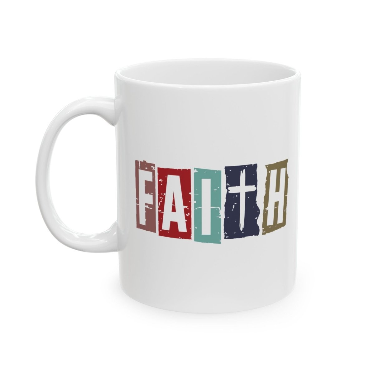 Faith Based Ceramic Mug (11oz, 15oz) - Faith | Mug by atgodanddesigns