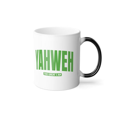 Faith Based Color Changing Mug 11oz - YAHWEH | Mug by atgodanddesigns