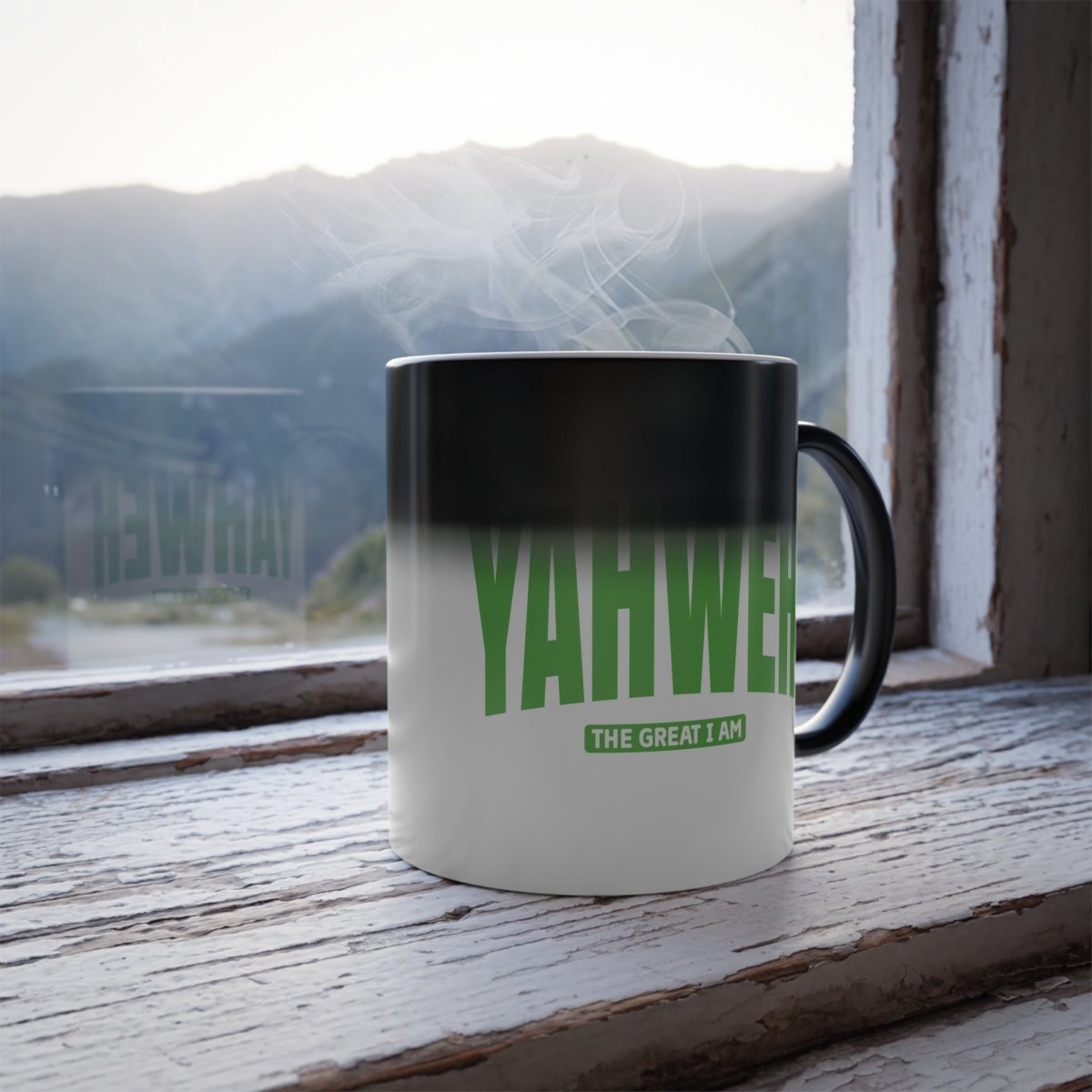 Faith Based Color Changing Mug 11oz - YAHWEH | Mug by atgodanddesigns