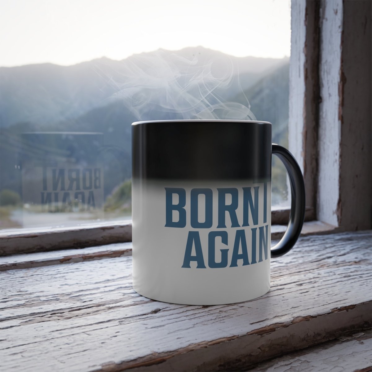 Faith Based Color Morphing Mug 11oz. - Born Again | Mug by atgodanddesigns