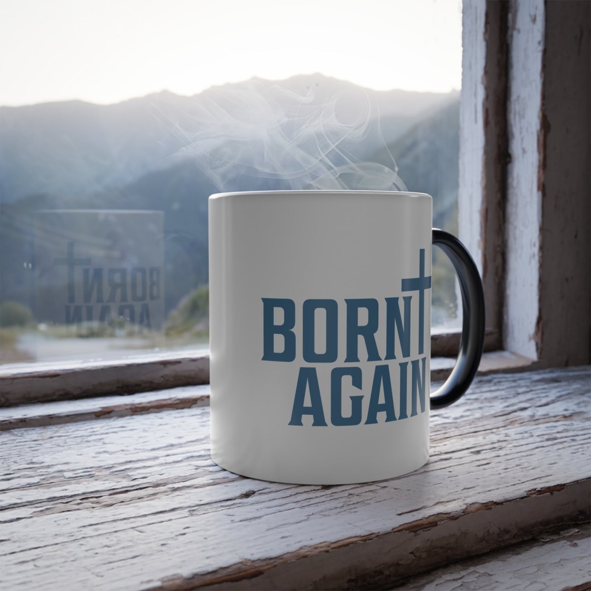 Faith Based Color Morphing Mug 11oz. - Born Again | Mug by atgodanddesigns