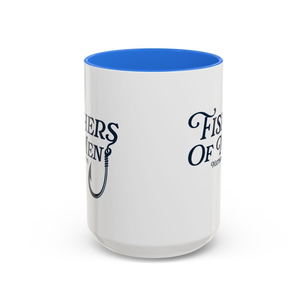 Faith Based Colorful Mug (11oz, 15oz) - Fishers of Men | Mug by atgodanddesigns