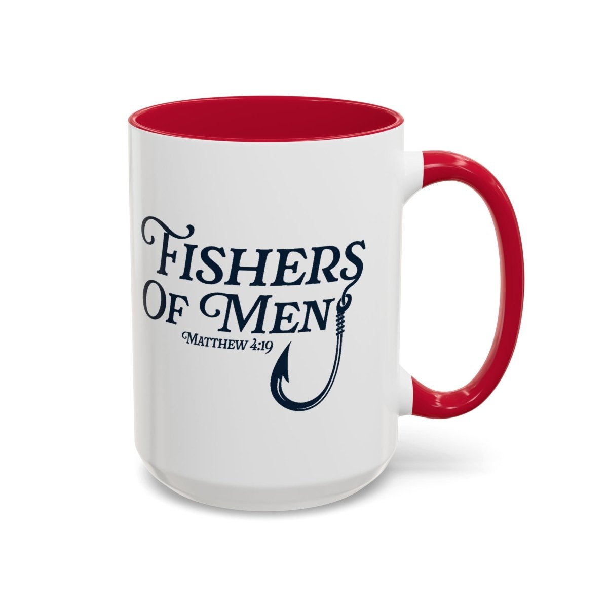 Faith Based Colorful Mug (11oz, 15oz) - Fishers of Men | Mug by atgodanddesigns