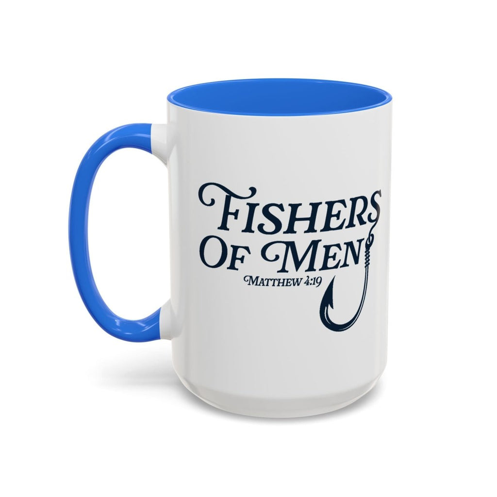 Faith Based Colorful Mug (11oz, 15oz) - Fishers of Men | Mug by atgodanddesigns