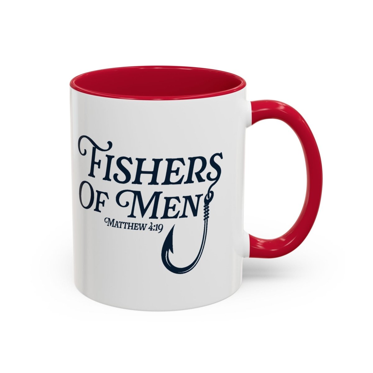 Faith Based Colorful Mug (11oz, 15oz) - Fishers of Men | Mug by atgodanddesigns