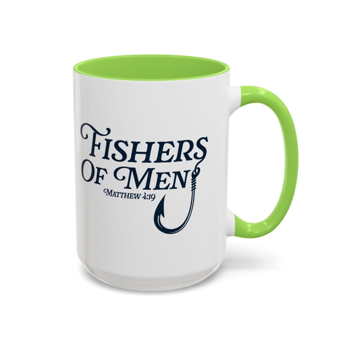 Faith Based Colorful Mug (11oz, 15oz) - Fishers of Men | Mug by atgodanddesigns
