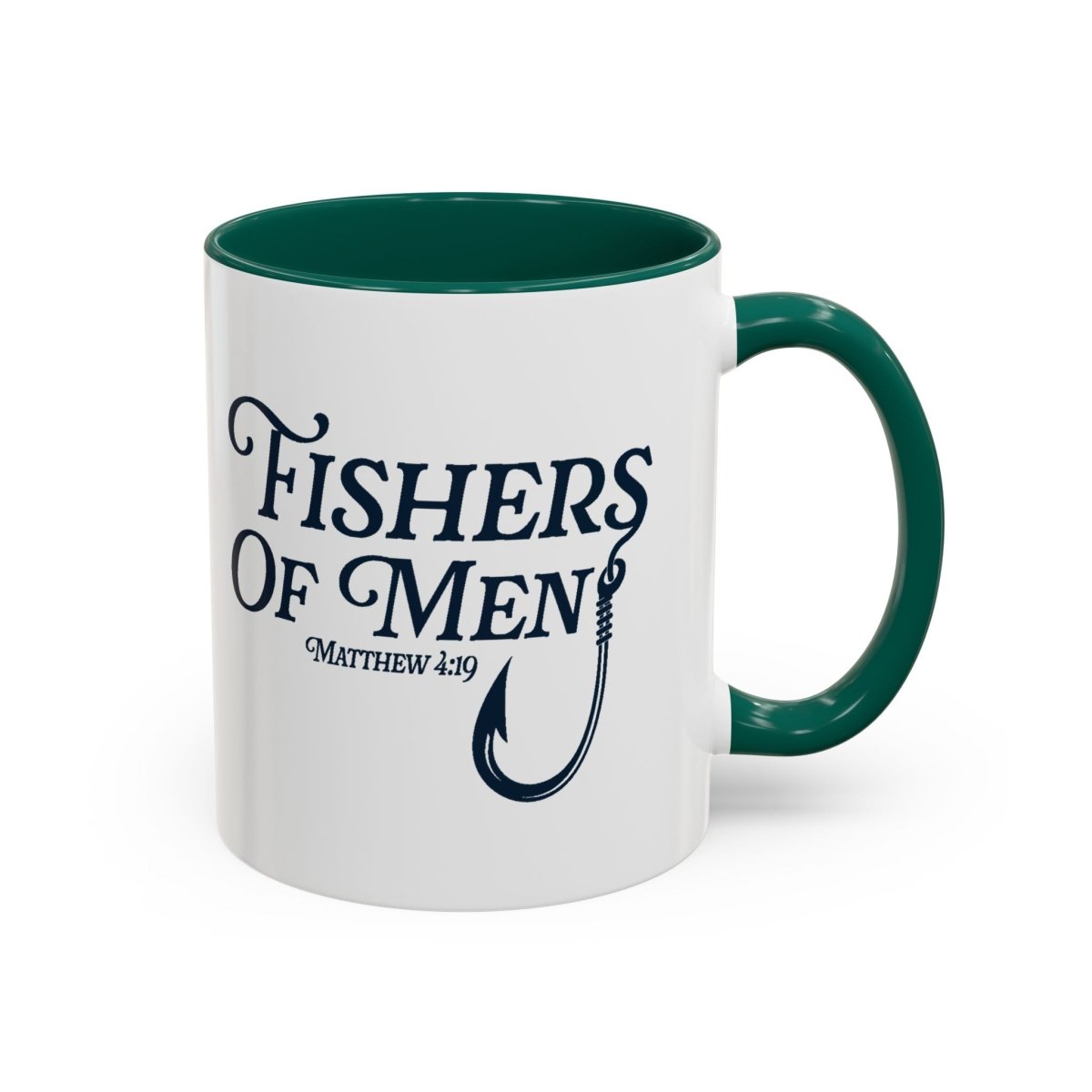 Faith Based Colorful Mug (11oz, 15oz) - Fishers of Men | Mug by atgodanddesigns