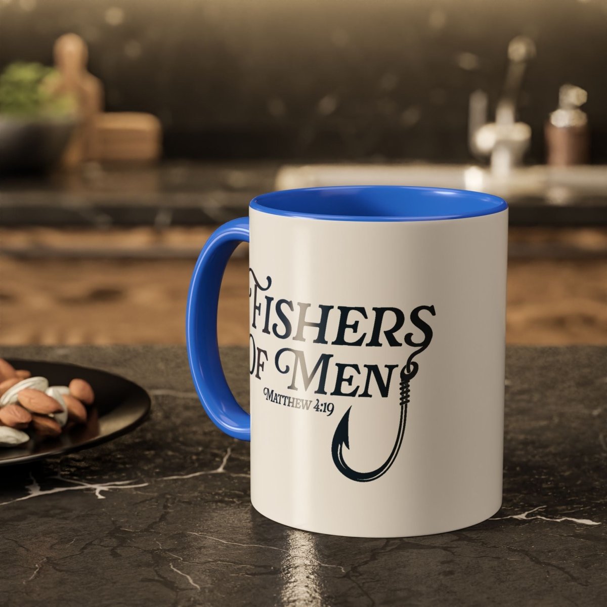 Faith Based Colorful Mug (11oz, 15oz) - Fishers of Men | Mug by atgodanddesigns