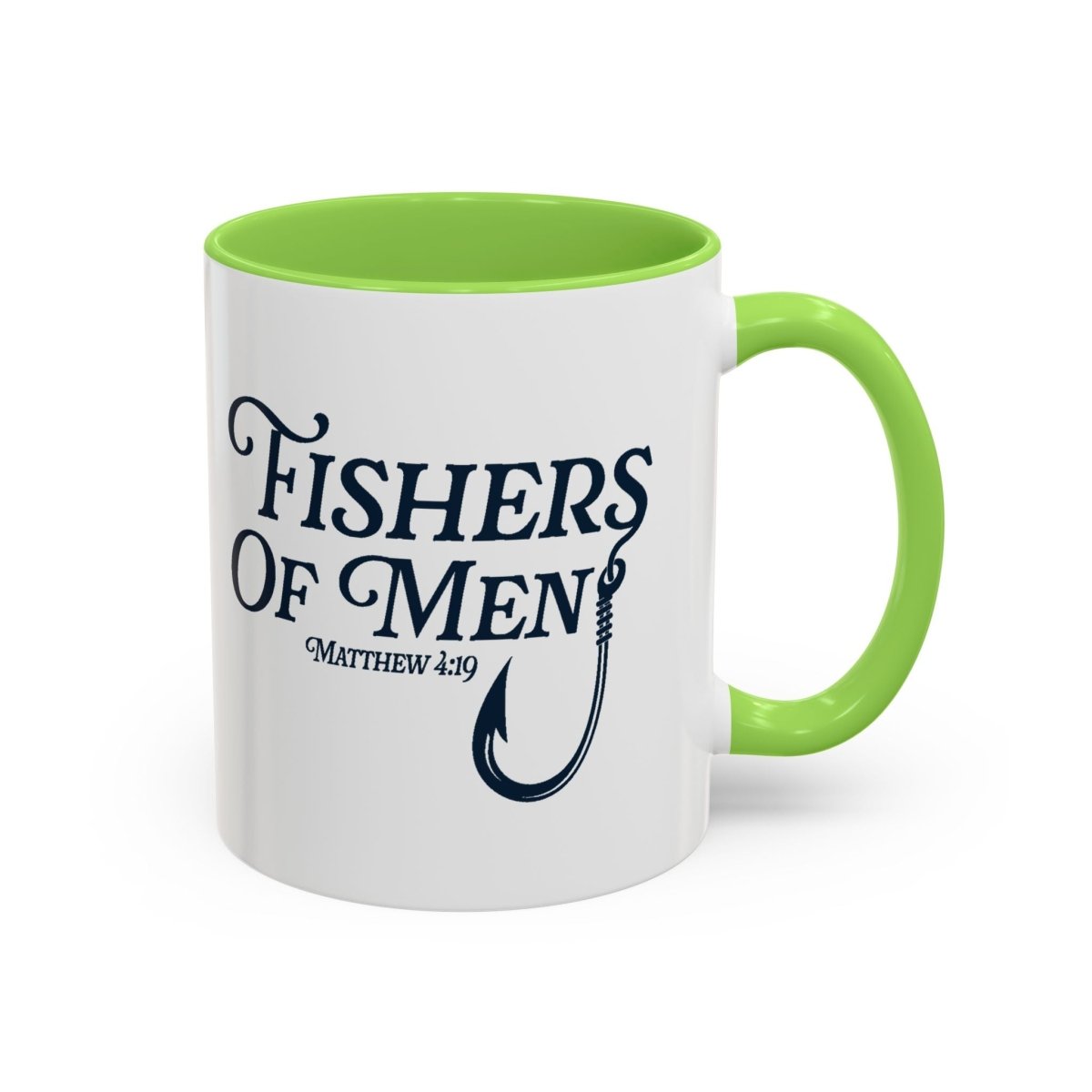 Faith Based Colorful Mug (11oz, 15oz) - Fishers of Men | Mug by atgodanddesigns