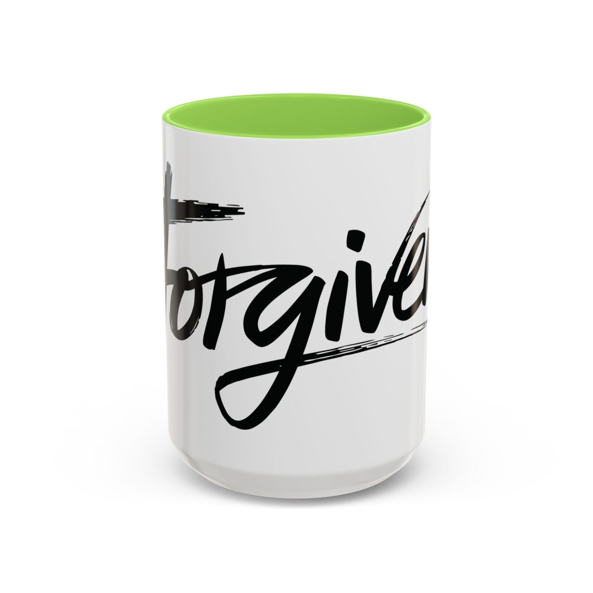 Faith Based Colorful Mugs (11oz, 15oz) - Forgiven | Mug by atgodanddesigns