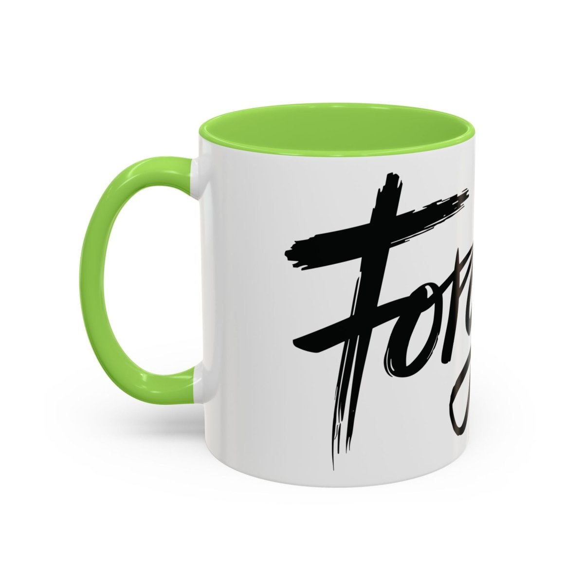 Faith Based Colorful Mugs (11oz, 15oz) - Forgiven | Mug by atgodanddesigns