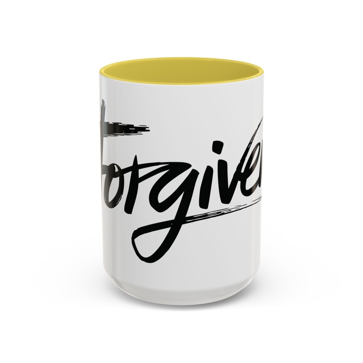 Faith Based Colorful Mugs (11oz, 15oz) - Forgiven | Mug by atgodanddesigns