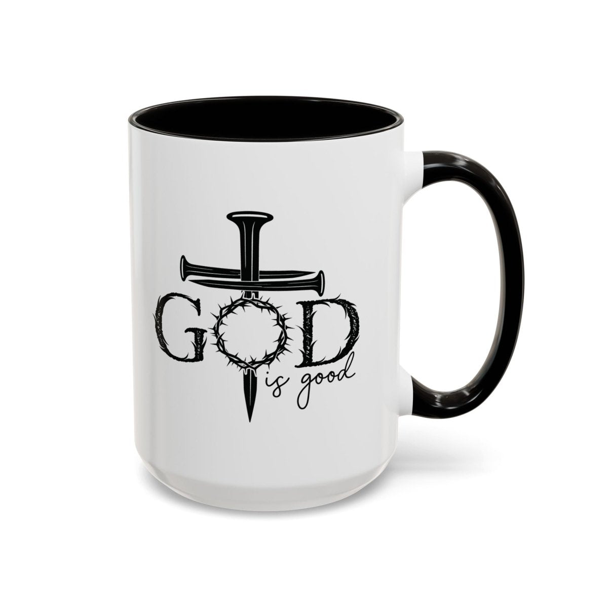 Faith Based Colorful Mugs (11oz, 15oz) - God Is Good | Mug by atgodanddesigns