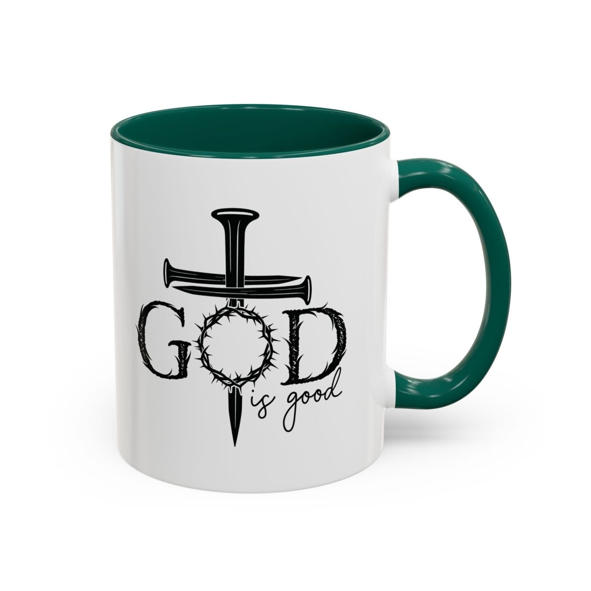 Faith Based Colorful Mugs (11oz, 15oz) - God Is Good | Mug by atgodanddesigns