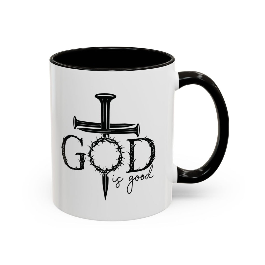 Faith Based Colorful Mugs (11oz, 15oz) - God Is Good | Mug by atgodanddesigns