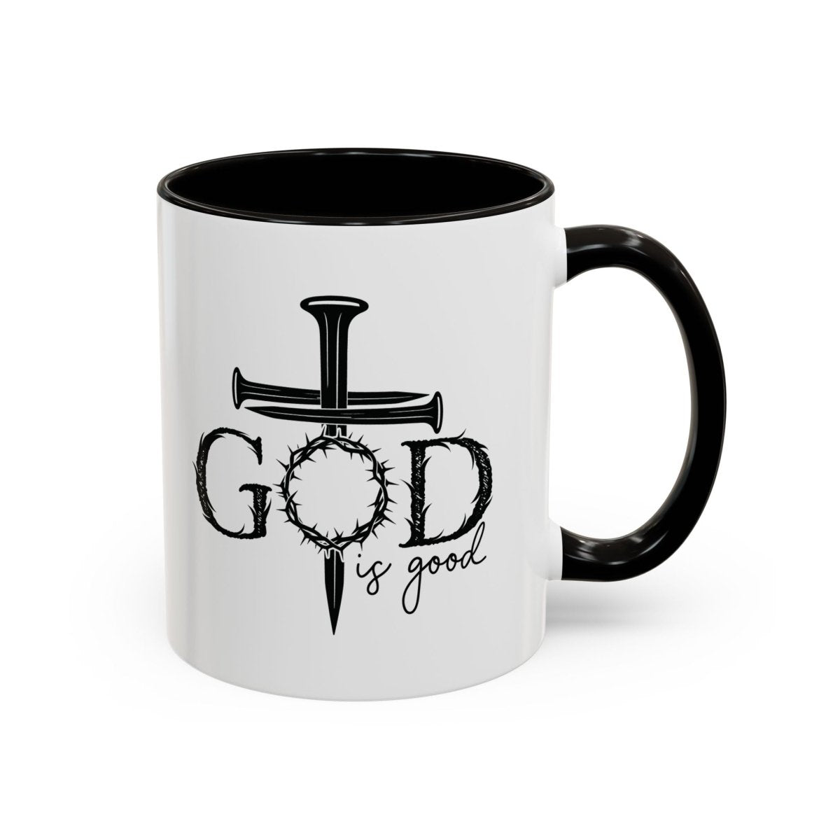 Faith Based Colorful Mugs (11oz, 15oz) - God Is Good | Mug by atgodanddesigns