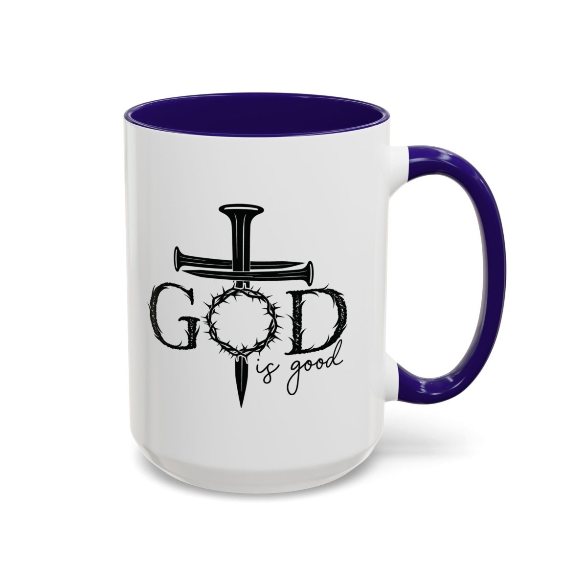 Faith Based Colorful Mugs (11oz, 15oz) - God Is Good | Mug by atgodanddesigns