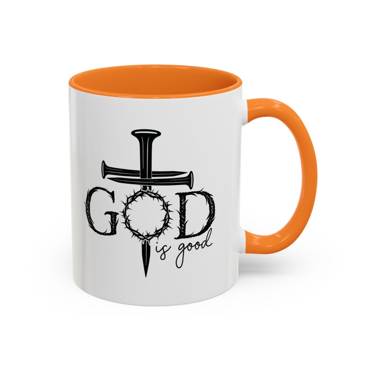Faith Based Colorful Mugs (11oz, 15oz) - God Is Good | Mug by atgodanddesigns