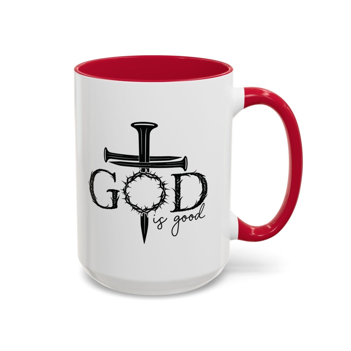 Faith Based Colorful Mugs (11oz, 15oz) - God Is Good | Mug by atgodanddesigns