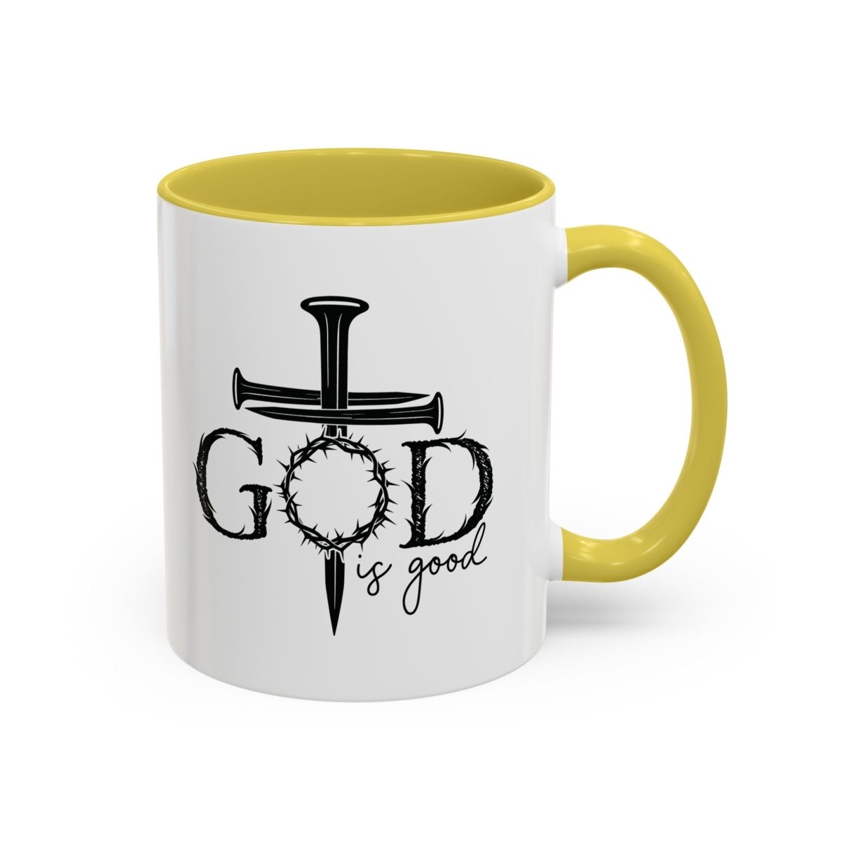 Faith Based Colorful Mugs (11oz, 15oz) - God Is Good | Mug by atgodanddesigns