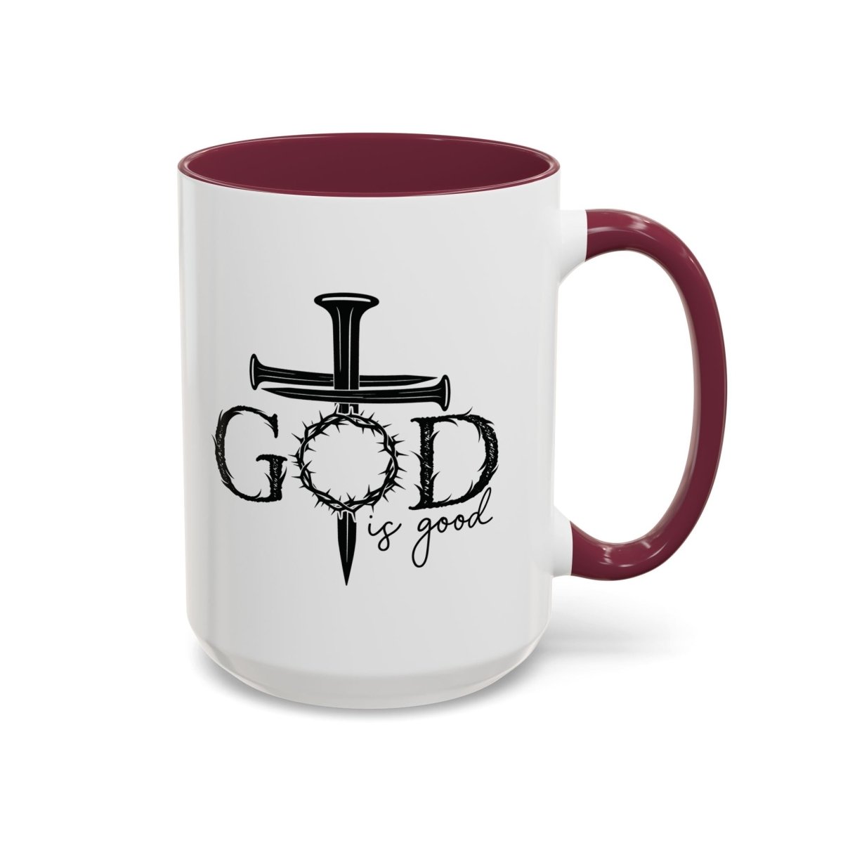 Faith Based Colorful Mugs (11oz, 15oz) - God Is Good | Mug by atgodanddesigns