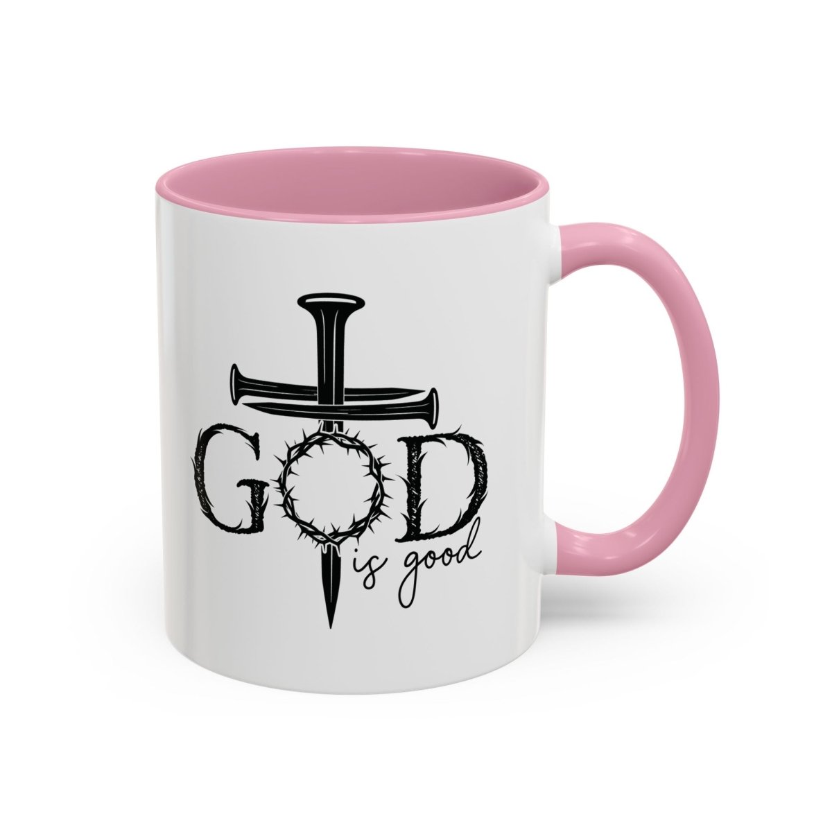 Faith Based Colorful Mugs (11oz, 15oz) - God Is Good | Mug by atgodanddesigns