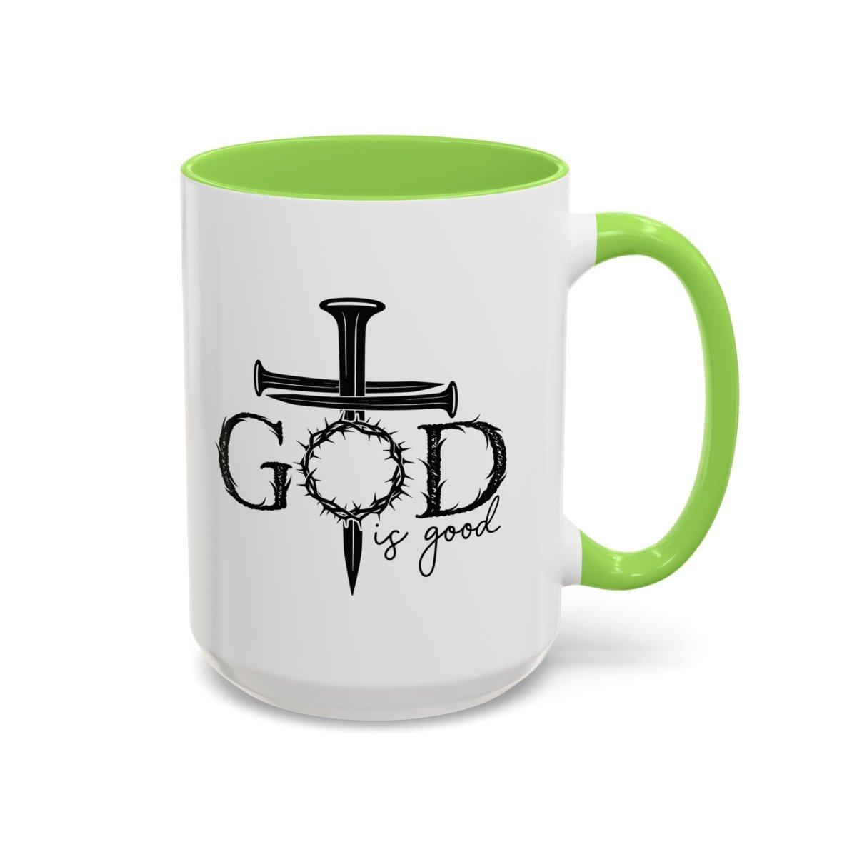 Faith Based Colorful Mugs (11oz, 15oz) - God Is Good | Mug by atgodanddesigns