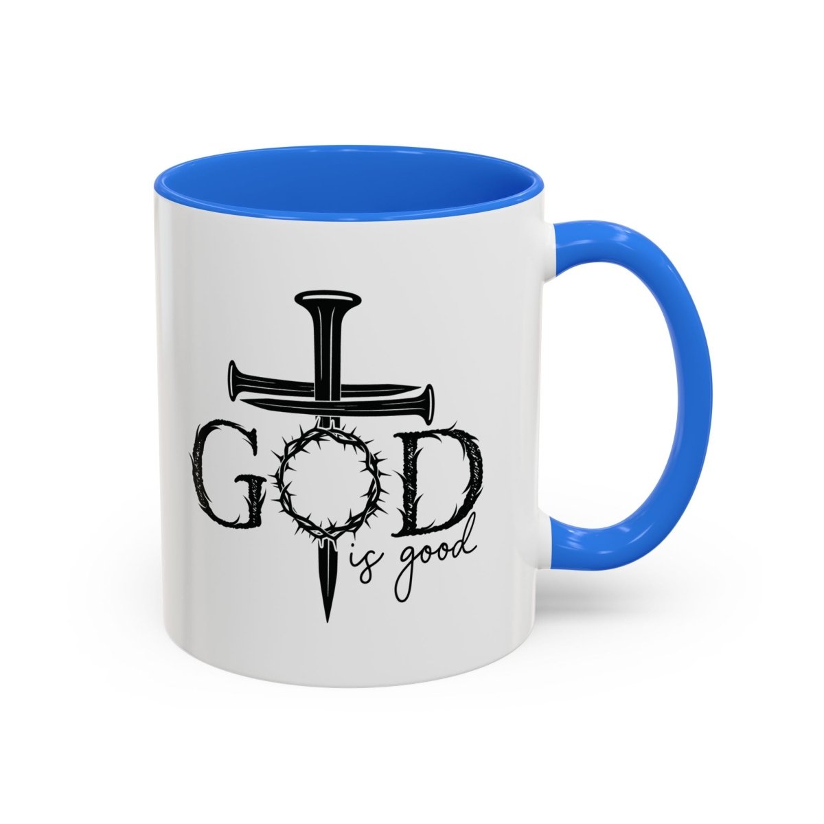 Faith Based Colorful Mugs (11oz, 15oz) - God Is Good | Mug by atgodanddesigns